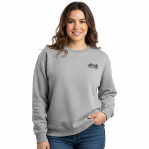 Tentree Gray Crewneck Pullover Sweater Sweatshirt Sustainable Loungewear Large